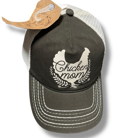 John Deere Chicken Mom Trucker Hat Snapback Cap Mesh Brown Do Good Today OSFA - Picture 2 of 10